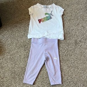 Cropped Puma outfit size 24months